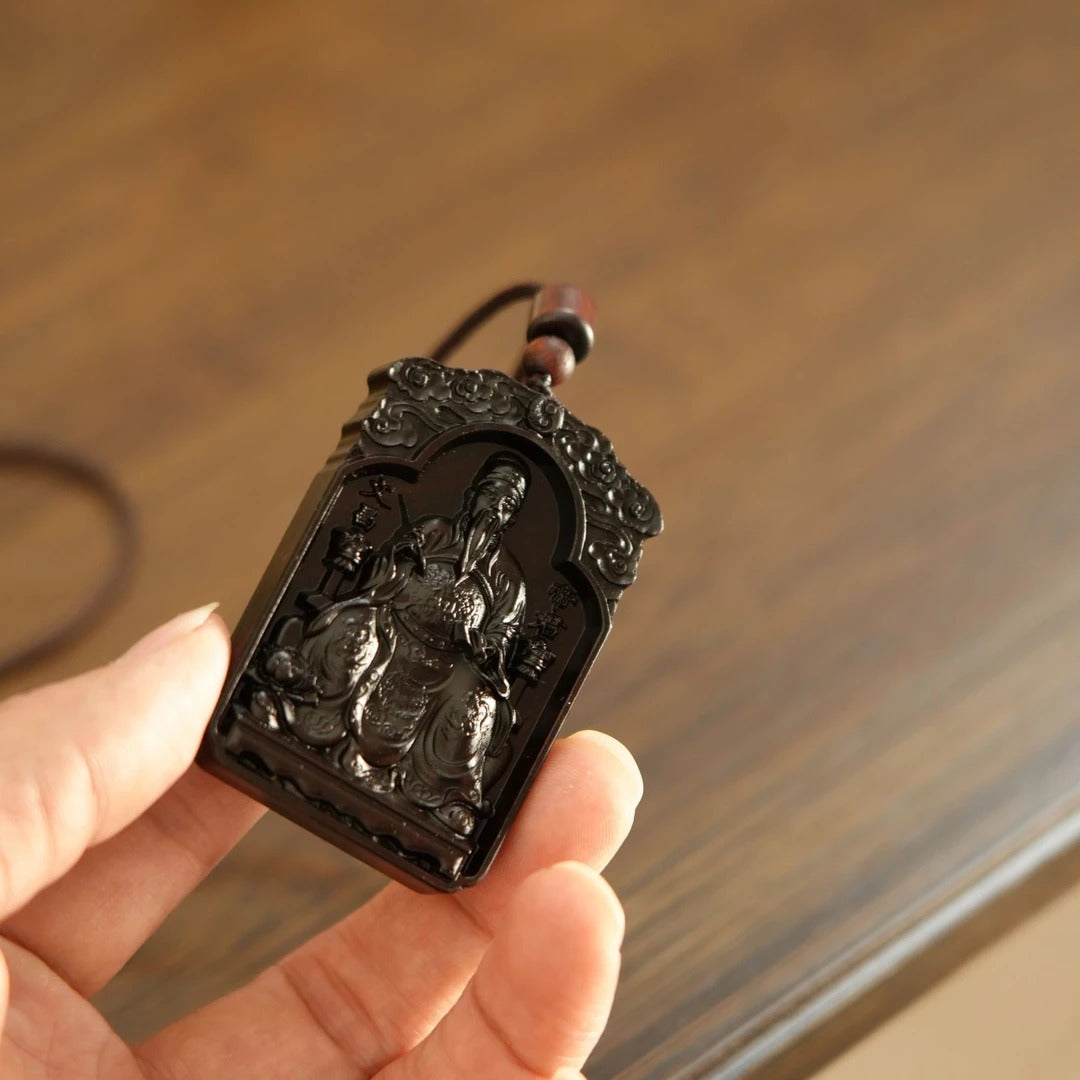 Zhao Gongming Tangka Pendant