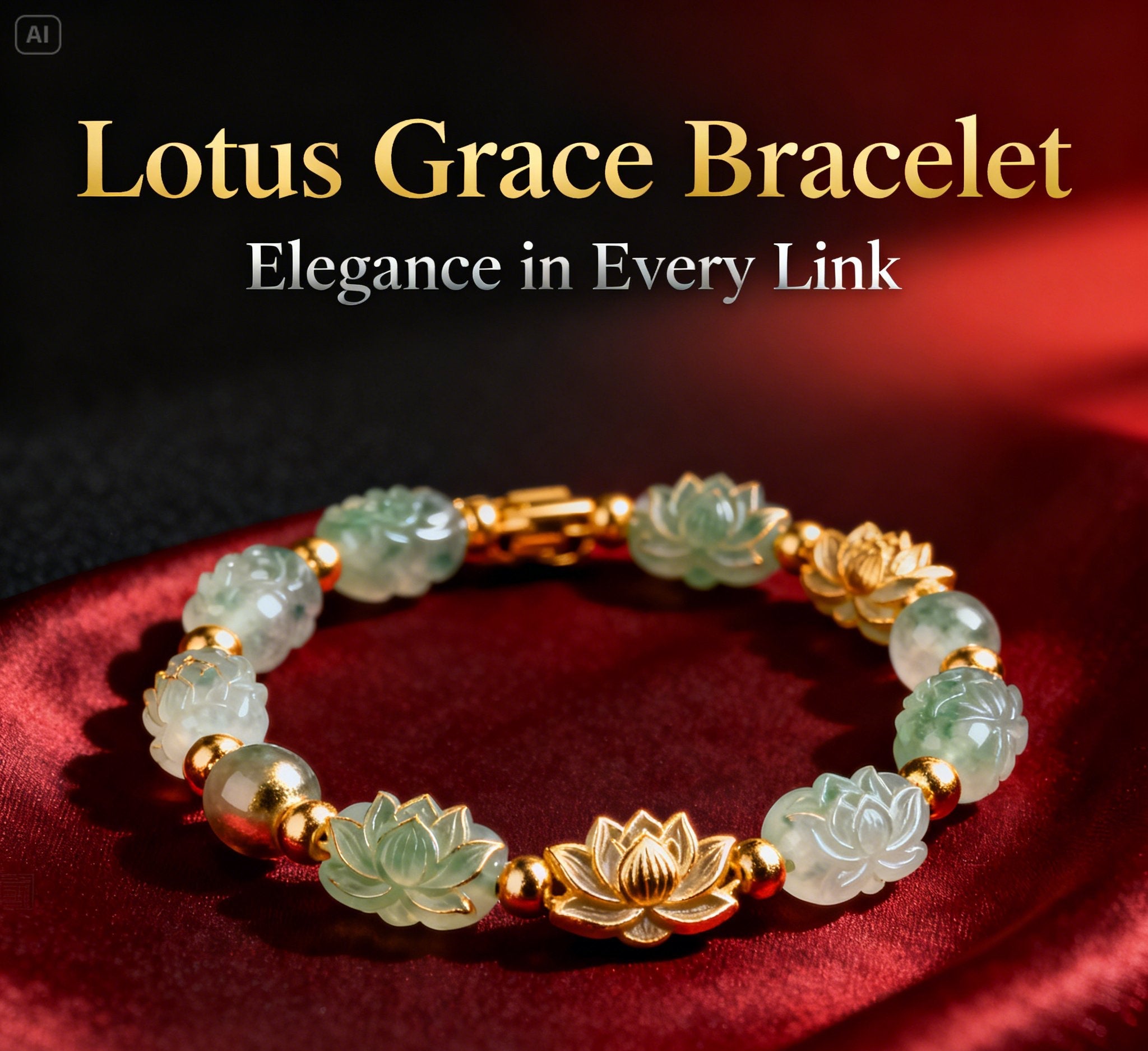 Feng Shui Bracelet -Auspicious Wealth God Copper Amulet