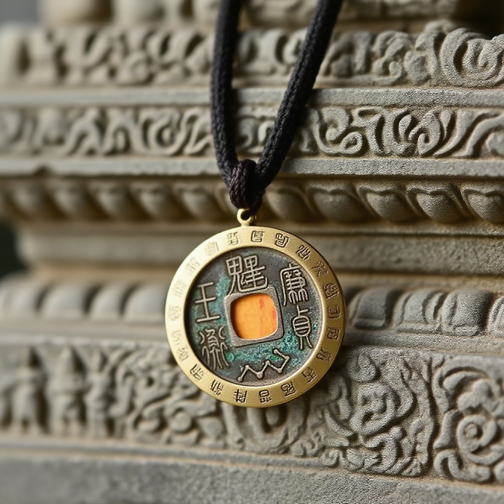 Feng Shui Bracelet -Auspicious Wealth God Copper Amulet