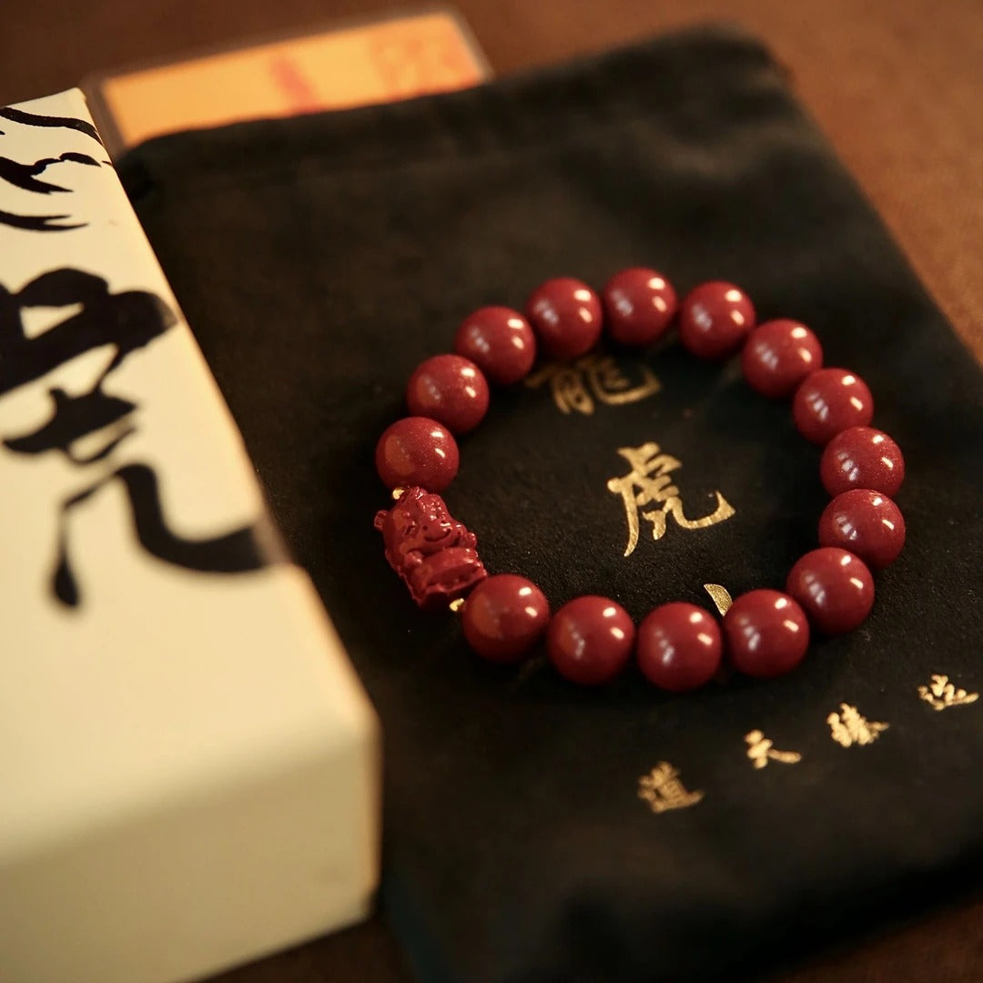 Genuine Natural Purple Gold Sand “Chinese Zodiac Bracelet”