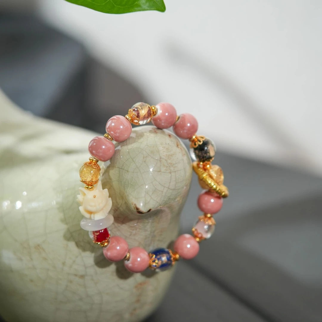 Neutral Ethnic Style Nine-Tailed Fox Girl-Inspired Bracelet Exquisite and Versatile Women's Fashion Accessory