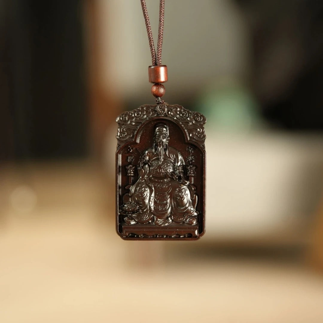 Zhao Gongming Tangka Pendant