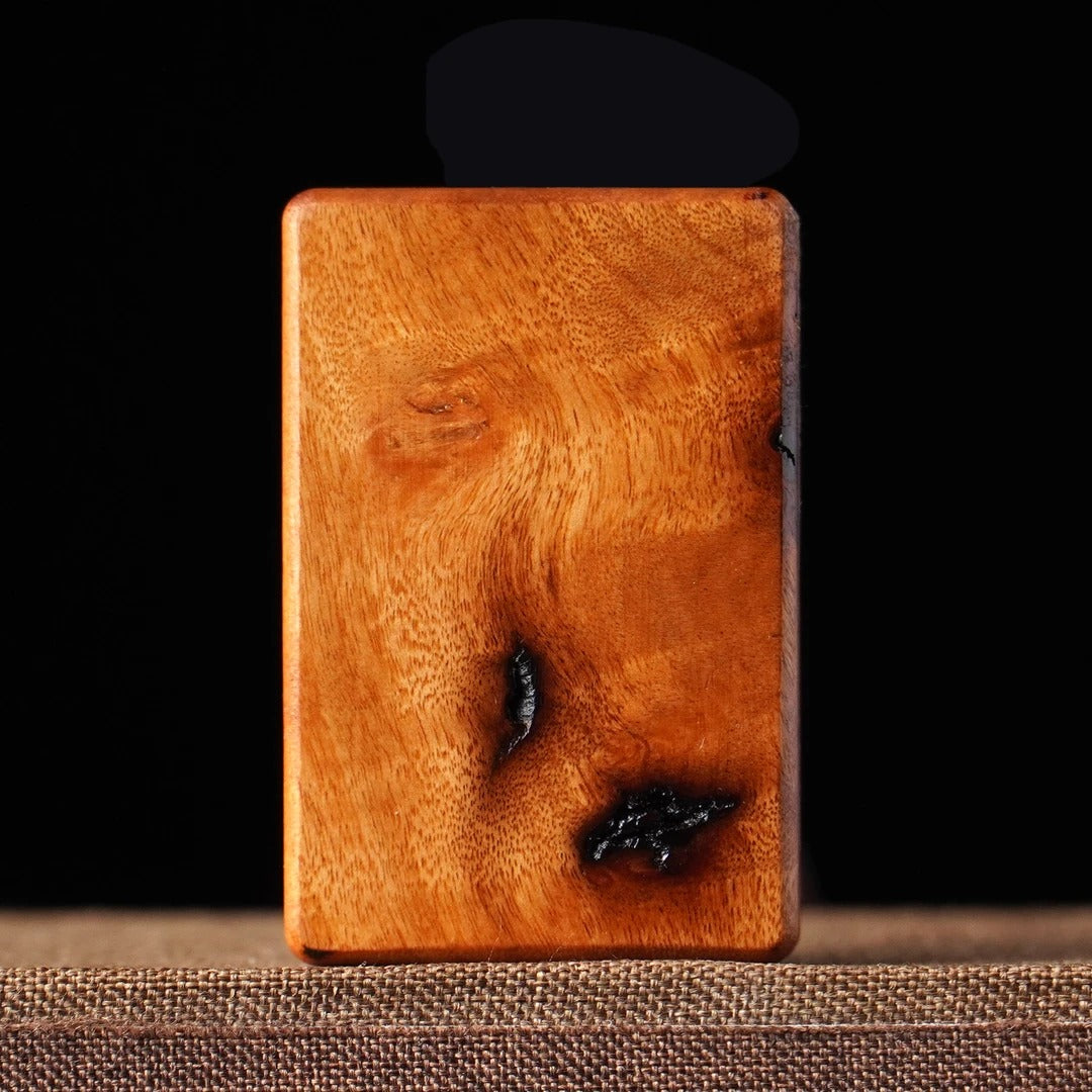 【New Edition Jujube Wood Pendant with “All Is Well” Plaque】 Unisex Pendant for Men and Women Decorative Pendant Accessory